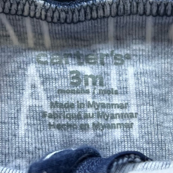 Carter’s Baby Boy Sleeper Footie Pajamas Size 3 Months - Picture 3 of 3